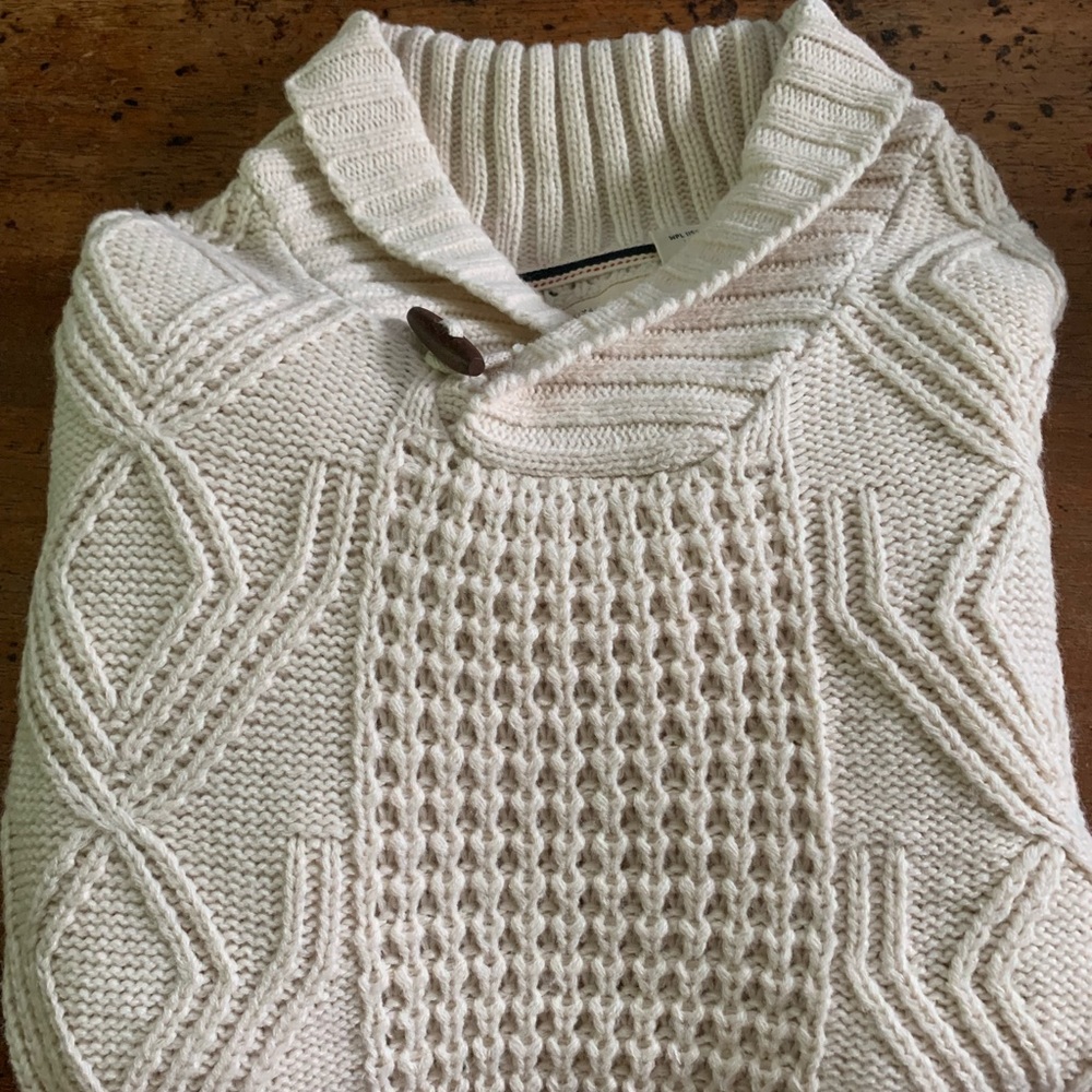 Original weatherproof vintage knitted sweater